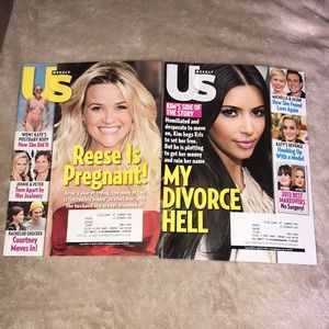US Weekly Magazines Apr 2012 💕 bundle of two Vintage
